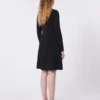 Klänning i crepejersey, svart Klänning i crepejersey, svart