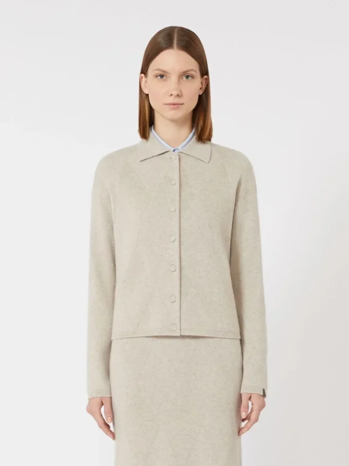Kofta i kashmir, beige