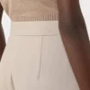 Kompakta jerseybyxor, sand