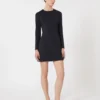 Kort klänning i scuba-jersey, ultramarin Kort klänning i scuba-jersey, ultramarin