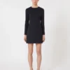Kort klänning i scuba-jersey, ultramarin Kort klänning i scuba-jersey, ultramarin