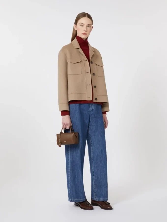 Kort ulljacka, beige Kort ulljacka, beige
