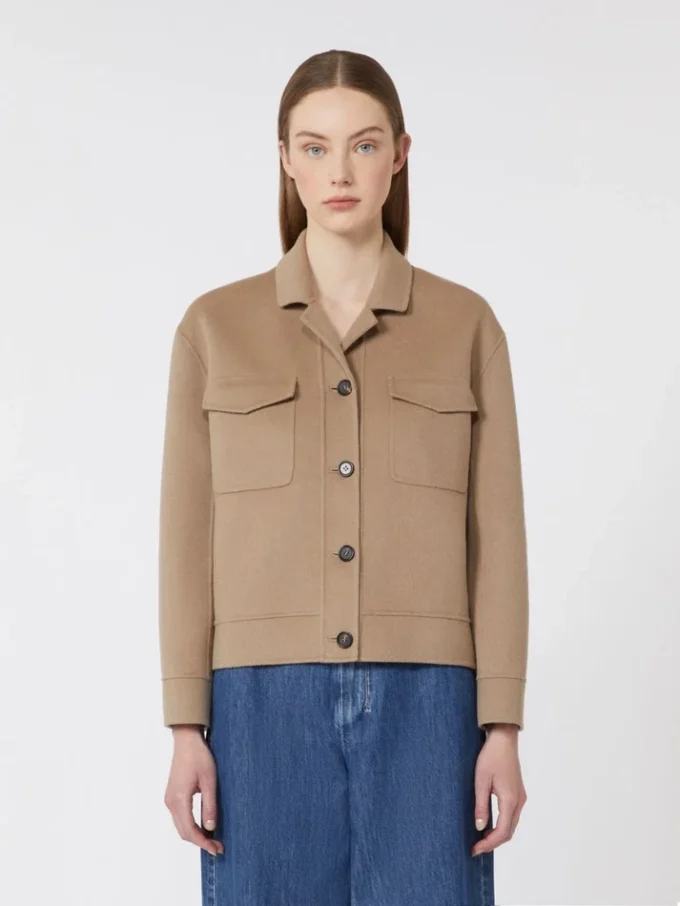 Kort ulljacka, beige Kort ulljacka, beige