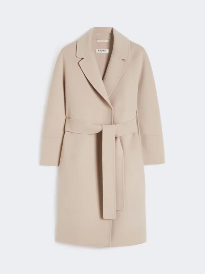 Kort ullkappa, beige-rosa Kort ullkappa, beige-rosa