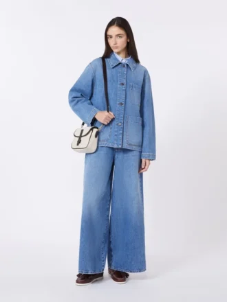 Äkta denimjacka, marinblå
