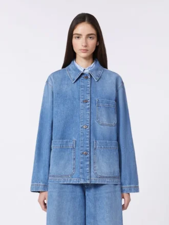 Äkta denimjacka, marinblå
