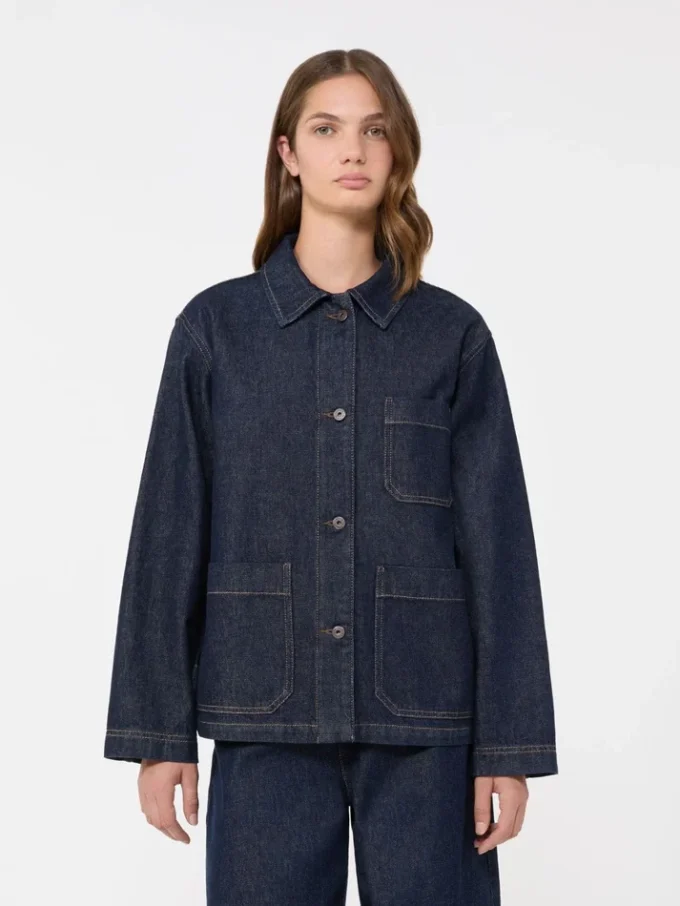 Äkta denimjacka, marinblå Äkta denimjacka, marinblå