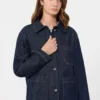 Äkta denimjacka, marinblå Äkta denimjacka, marinblå