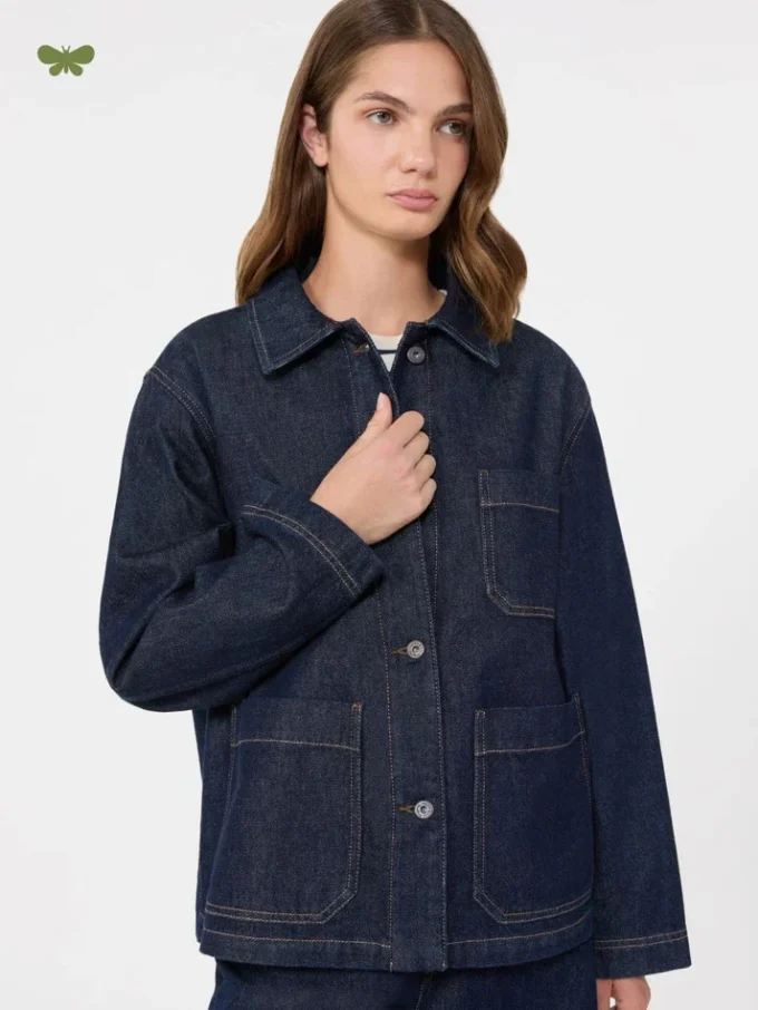 Äkta denimjacka, marinblå Äkta denimjacka, marinblå