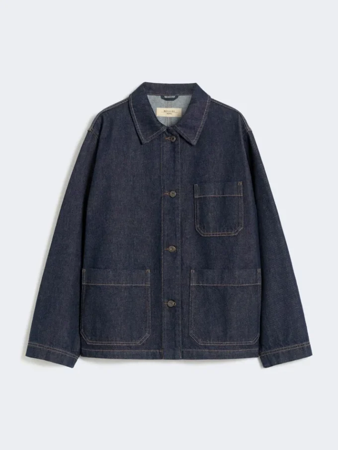 Äkta denimjacka, marinblå Äkta denimjacka, marinblå