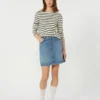 Äkta denimminikjol, marinblå Äkta denimminikjol, marinblå