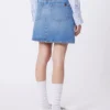 Äkta denimminikjol, marinblå Äkta denimminikjol, marinblå