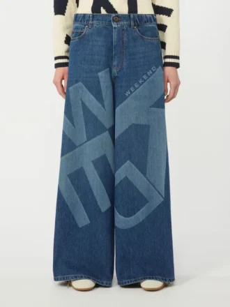 Äkta jeans i bomullsdenim, marinblå