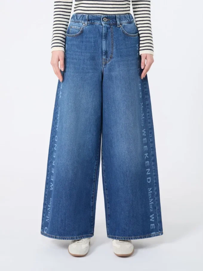Äkta jeans i bomullsdenim, marinblå Äkta jeans i bomullsdenim, marinblå