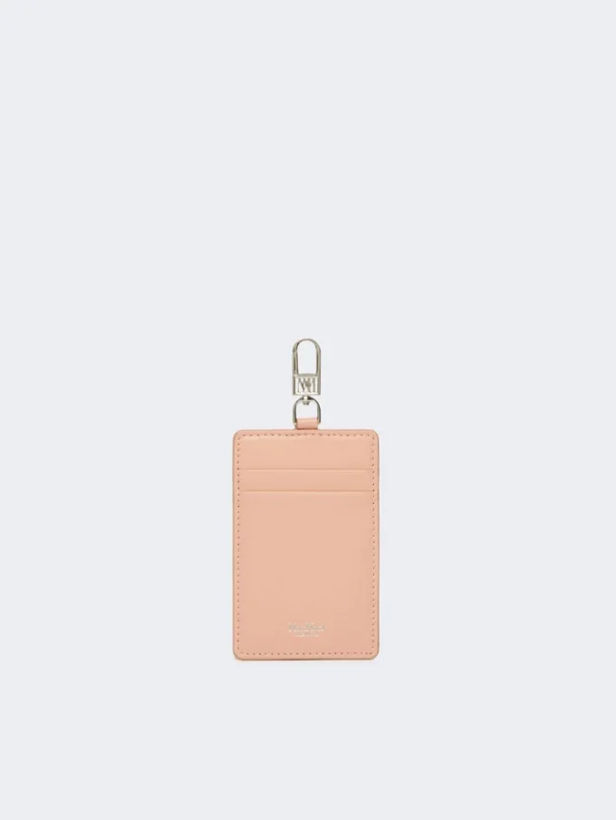 Läderbrickhållare, rosa Läderbrickhållare, rosa