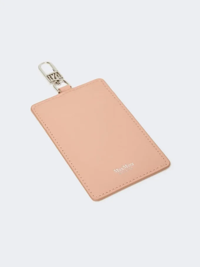 Läderbrickhållare, rosa Läderbrickhållare, rosa