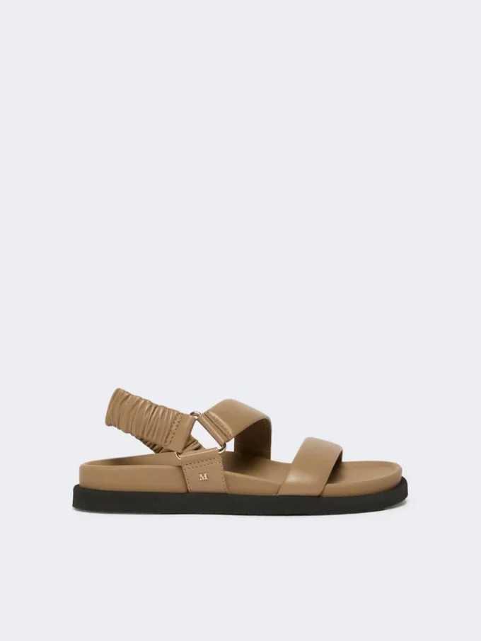 Lädersandaler, mud Lädersandaler, mud