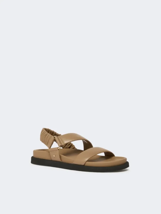 Lädersandaler, mud Lädersandaler, mud
