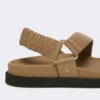 Lädersandaler, mud Lädersandaler, mud