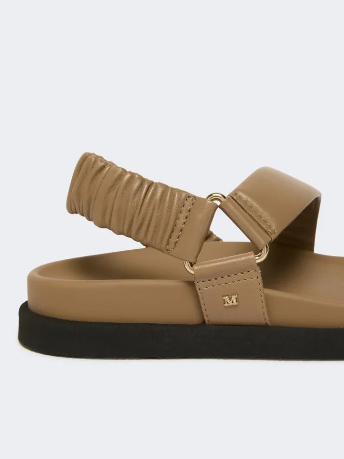 Lädersandaler, mud Lädersandaler, mud