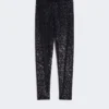 Leggings med paljetter, svarta Leggings med paljetter, svarta