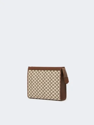 Liten väska i bomullsjacquard, svart