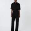 Lätt jumpsuit i cady, svart Lätt jumpsuit i cady, svart