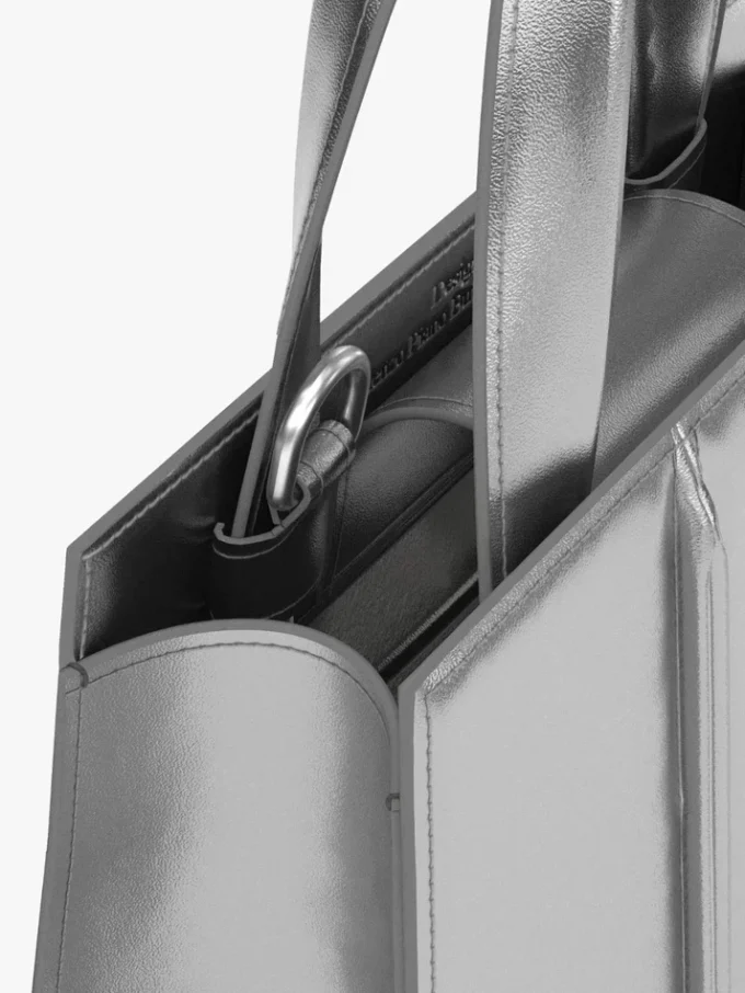 Max Mara Whitney Bag 2 – Nano, silver Max Mara Whitney Bag 2 – Nano, silver