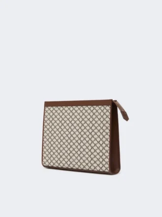 Medelstor väska i bomullsjacquard, svart