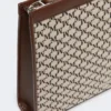 Medelstor väska i bomullsjacquard, svart Medelstor väska i bomullsjacquard, svart