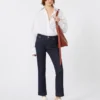 Mini-flare-jeans med perfekt passform, ultramarin Mini-flare-jeans med perfekt passform, ultramarin