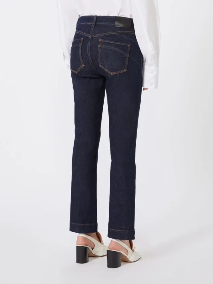 Mini-flare-jeans med perfekt passform, ultramarin Mini-flare-jeans med perfekt passform, ultramarin