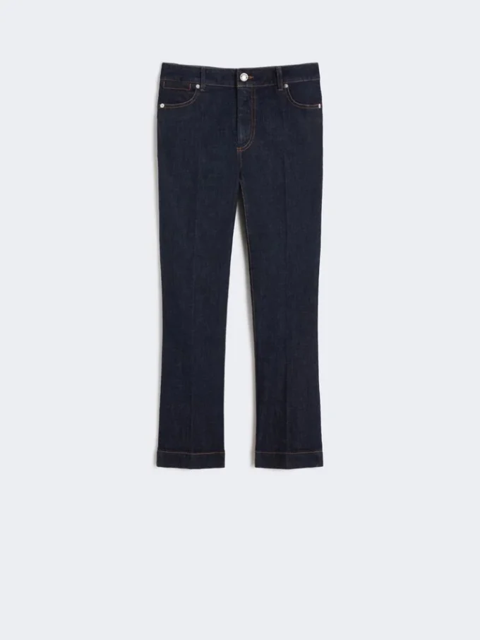 Mini-flare-jeans med perfekt passform, ultramarin Mini-flare-jeans med perfekt passform, ultramarin