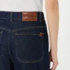 Mjuka jeans i bomullsdenim, marinblå Mjuka jeans i bomullsdenim, marinblå
