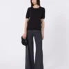 Mjuka jeans i bomullsdenim, svarta Mjuka jeans i bomullsdenim, svarta