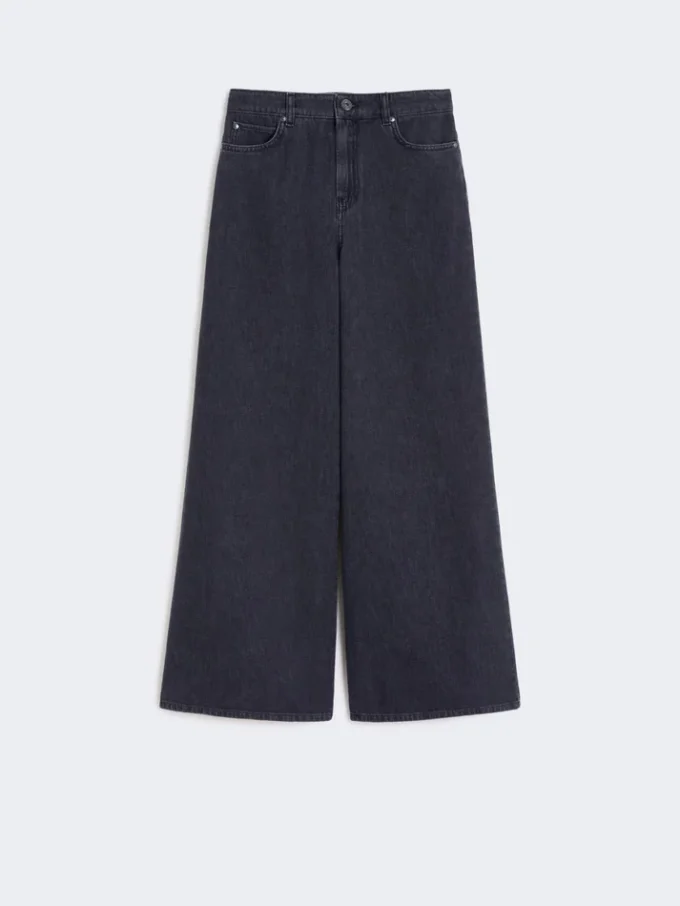 Mjuka jeans i bomullsdenim, svarta Mjuka jeans i bomullsdenim, svarta