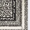 Mönstrad foulard i silketwill, svart Mönstrad foulard i silketwill, svart