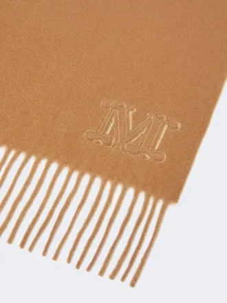 Monogrambroderad kashmirstola, beige