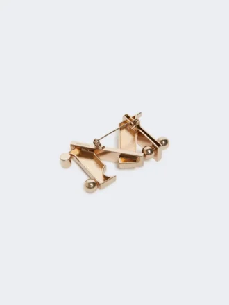 Monogrambrosch i metall, guld