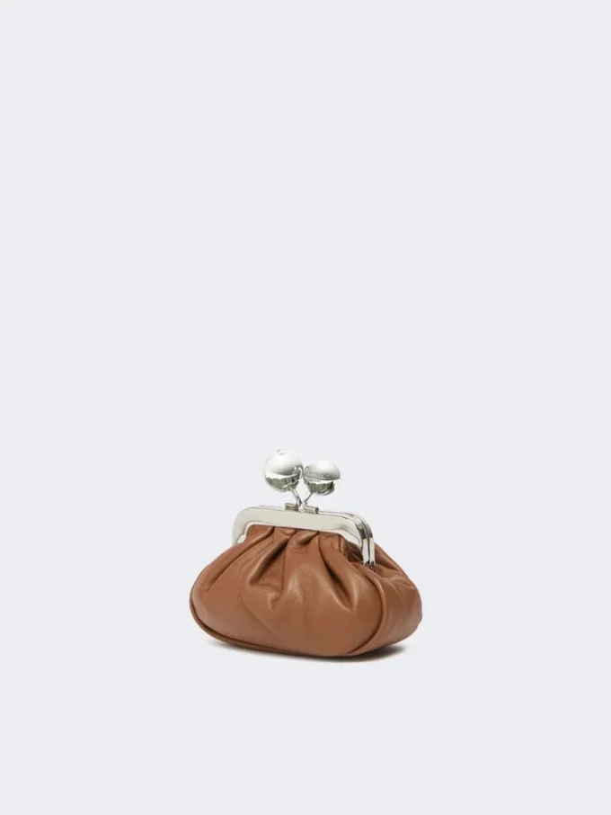 Nappa-fårskinnsväska Nano Pasticcino, tobaksfärgad Nappa-fårskinnsväska Nano Pasticcino, tobaksfärgad