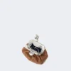 Nappa-fårskinnsväska Nano Pasticcino, tobaksfärgad Nappa-fårskinnsväska Nano Pasticcino, tobaksfärgad