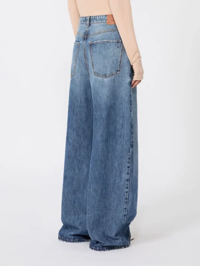 Oversized-jeans med låg midja, midnattsblå Oversized-jeans med låg midja, midnattsblå