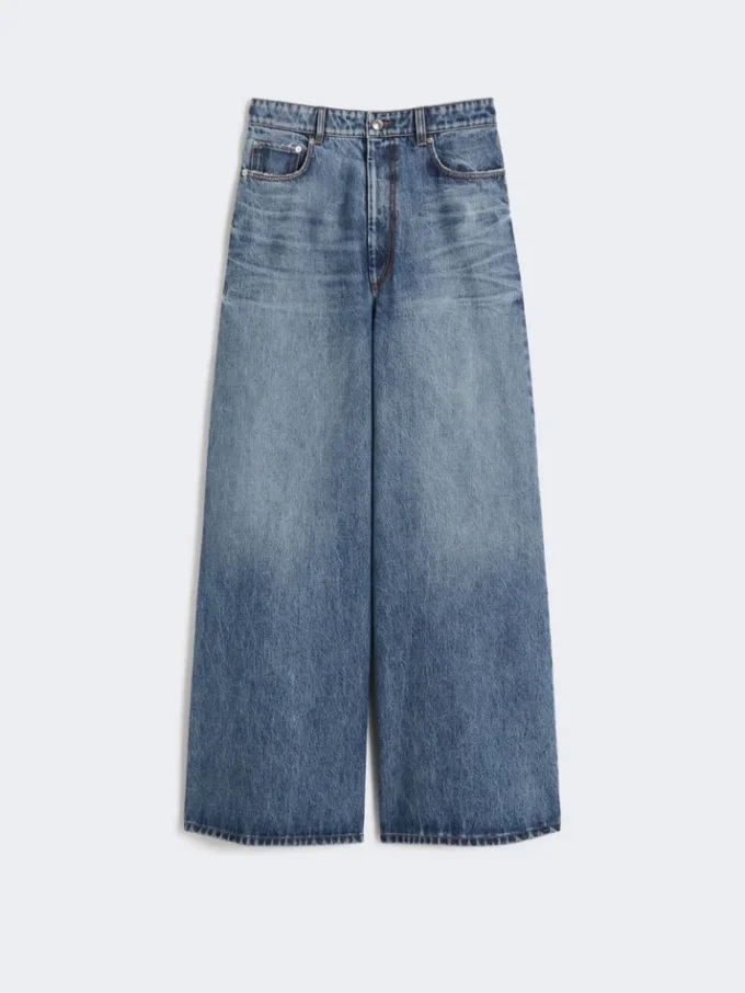 Oversized-jeans med låg midja, midnattsblå Oversized-jeans med låg midja, midnattsblå