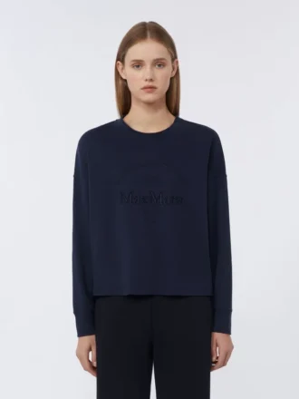 Oversized jersey-t-shirt, ultramarin