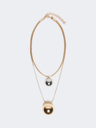 Pasticcino-väska metallhalsband, guld Pasticcino-väska metallhalsband, guld