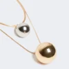 Pasticcino-väska metallhalsband, guld Pasticcino-väska metallhalsband, guld