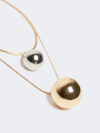 Pasticcino-väska metallhalsband, guld Pasticcino-väska metallhalsband, guld