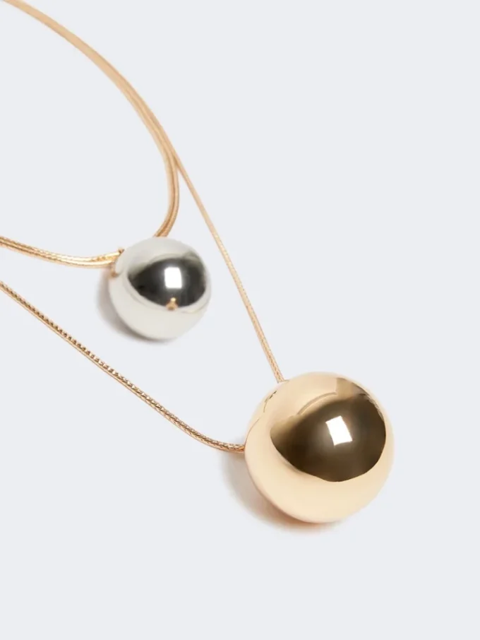 Pasticcino-väska metallhalsband, guld Pasticcino-väska metallhalsband, guld