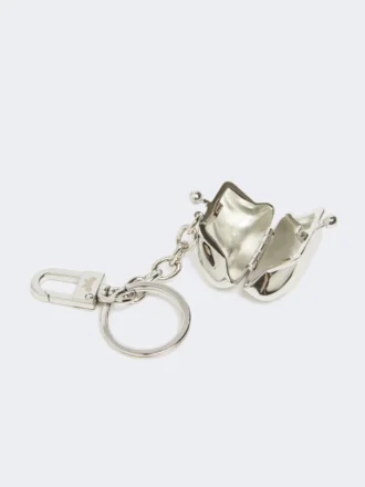 Pasticcino-väska nyckelring, silver