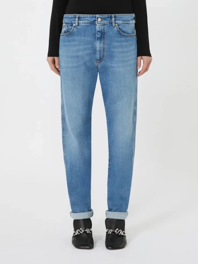 Perfekta boyfriend-jeans, ultramarinblå Perfekta boyfriend-jeans, ultramarinblå
